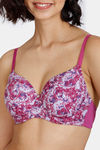 Zivame Pixel Play Padded Wired 3/4Th Coverage Beach Top - Vivid Viola — thumbnail 4